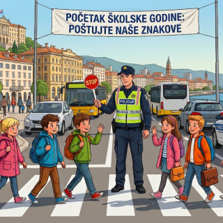 Akcija Poštujte naše znakove za siguran početak nove školske godine