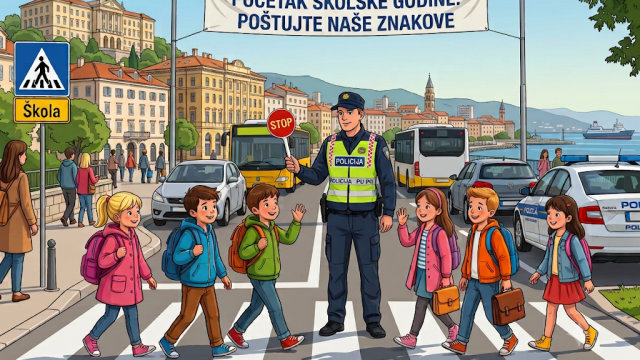 Akcija Poštujte naše znakove za siguran početak nove školske godine