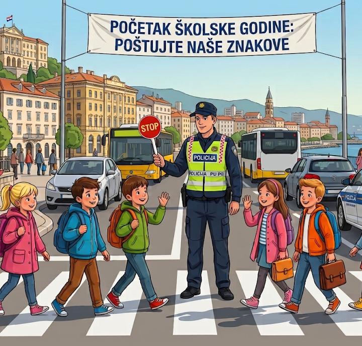 Akcija Poštujte naše znakove za siguran početak nove školske godine